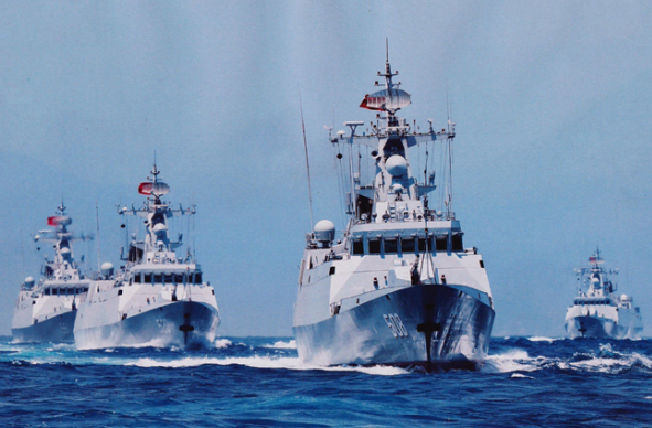  Type 056 lớp tàu chiến chủ lực của hải quân Trung Quốc. (Ảnh: reddit)  