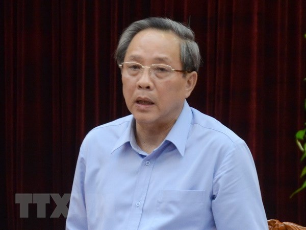   Ủy viên Trung ương Đảng, Phó trưởng Ban Tổ chức Trung ương Hoàng Đăng Quang. (Ảnh: Quốc Dũng/TTXVN)  