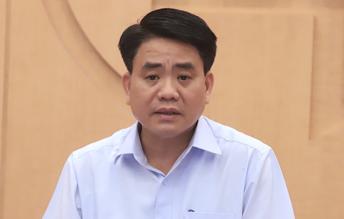   Cựu chủ tịch Hà Nội Nguyễn Đức Chung. Ảnh: Võ Hải.  