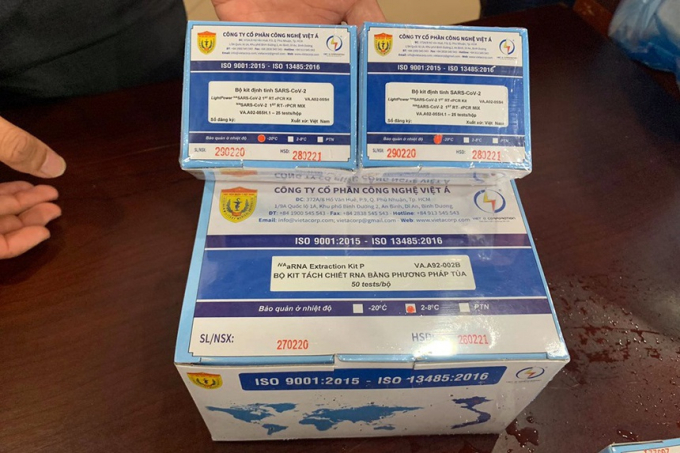 Các địa phương, cơ sở y tế mua kit test của Việt Á với giá bao nhiêu?