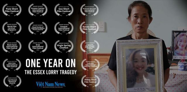 Phim tài liệu về một năm sau thảm kịch xe tải tại Essex do báo Việt Nam News thực hiện vừa giành giải Phim tài liệu ngắn hay nhất tại Liên hoan phim quốc tế Erie ở Mỹ.