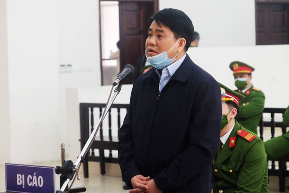   Ông Nguyễn Đức Chung trong một phiên tòa - Ảnh: NAM ANH  