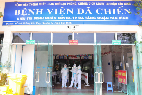   Bệnh viện dã chiến đa tầng Tân Bình, TP.HCM - Ảnh: Tuổi trẻ  