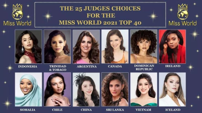 Đỗ Thị Hà lọt top 40 Miss World 2021