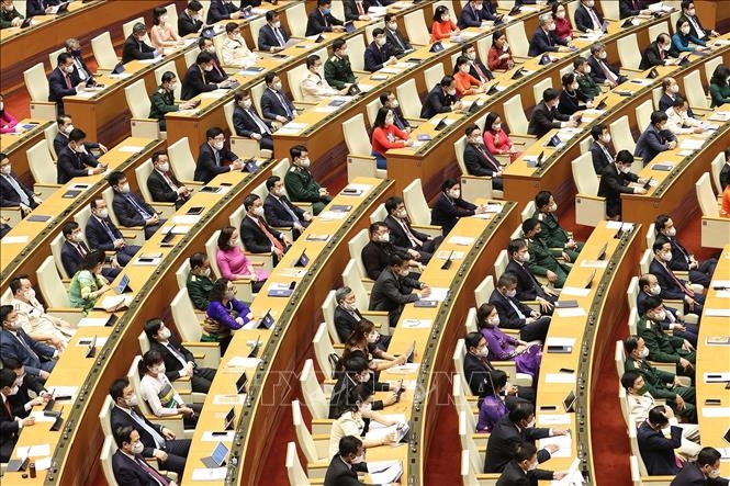 Hội nghị đại biểu Quốc hội hoạt động chuyên trách thảo luận 4 dự án luật trình Quốc hội 