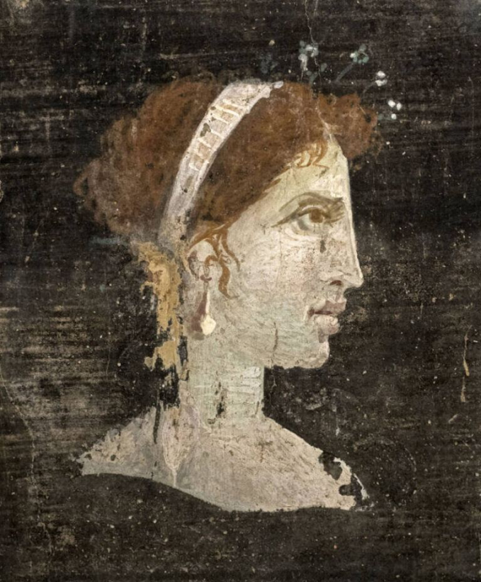 Một bức tranh vào thế kỷ 1 được cho là mô tả Cleopatra sau khi bà qua đời. Ảnh: Wikimedia Commons