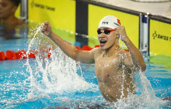 Bơi lội Việt Nam lập thành tích kỷ lục tại SEA Games 31