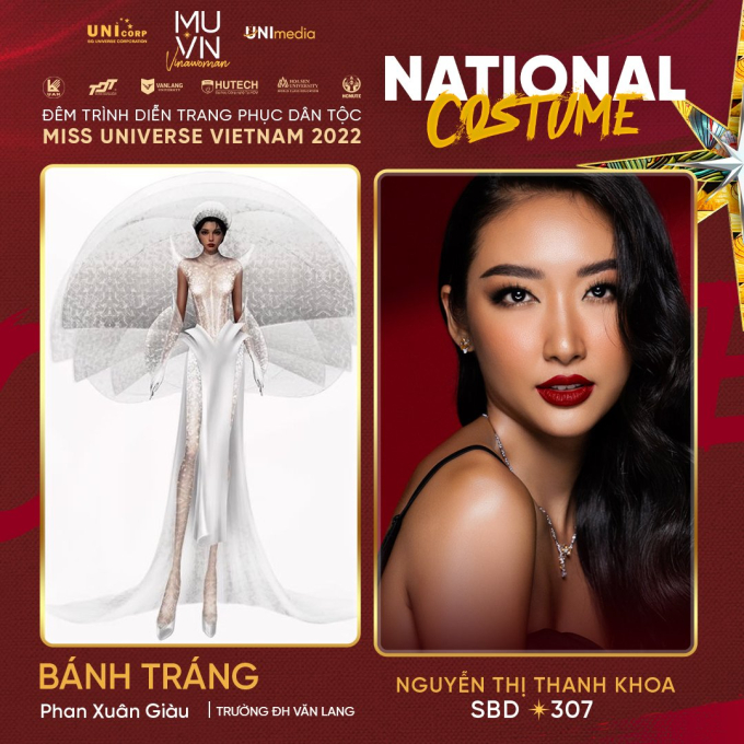 Trang phục dân tộc tại Miss Universe Việt Nam 2022: lấy ý tưởng từ nghề nail, ve chai, bánh tráng...