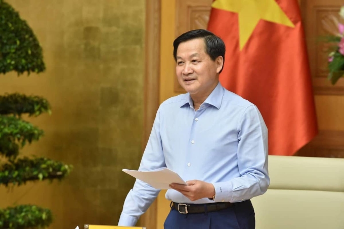   Phó thủ tướng Lê Minh Khái chỉ đạo tại cuộc họp Ban chỉ đạo điều hành giá, chiều 8/7. Ảnh: VGP  