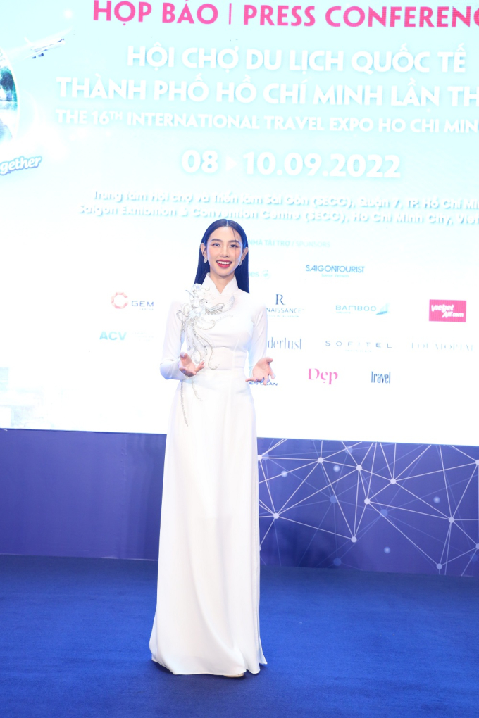 Hoa hậu Thùy Tiên trở thành Đại sứ truyền thông Hội chợ Du lịch Quốc tế Thành phố Hồ Chí Minh 2022