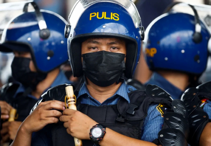   Cảnh sát Quốc gia Philippines (PNP)  Ảnh: EPA  