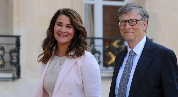 Melinda và Bill Gates. Ảnh: Frederic Stevens.