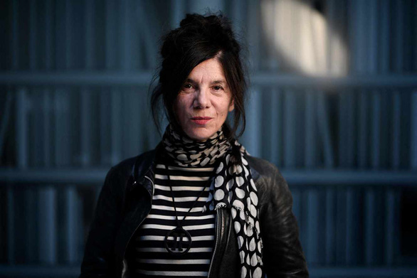   Nhà văn Brigitte Giraud, chủ nhân giải thưởng văn học Goncourt 2022 - Ảnh: AFP  