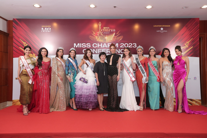 Miss Charm 2023 quy tụ dàn người đẹp từ nhiều quốc gia tới tranh tài.