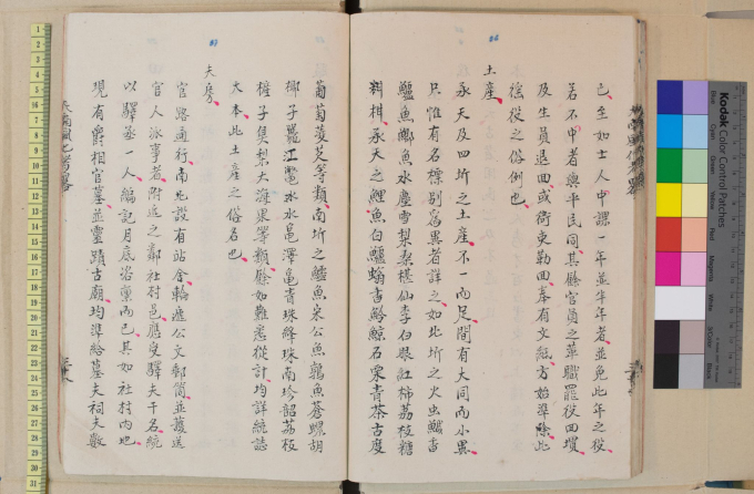   Một tài liệu Hán Nôm được số hóa để lưu trữ.  Ảnh: N.T.C  