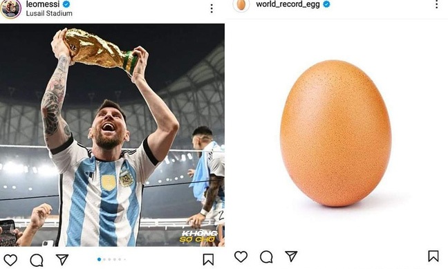 Lionel Messi xác lập kỷ lục thế giới trên mạng xã hội