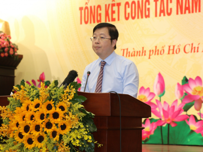 Thứ trưởng Bộ Thông tin và Truyền thông Nguyễn Thanh Lâm phát biểu tại Hội nghị