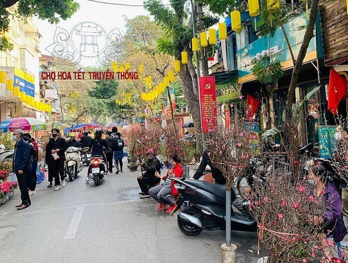 Tuyến phố nào ở Hà Nội bị cấm để mở chợ hoa Xuân Tết Quý Mão?