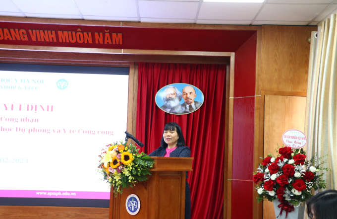 GS.TS.Lê Thị Hương, Viện trưởng, Chi hội trưởng thông qua phương hướng nhiệm vụ nhiệm kỳ 2023- 2028