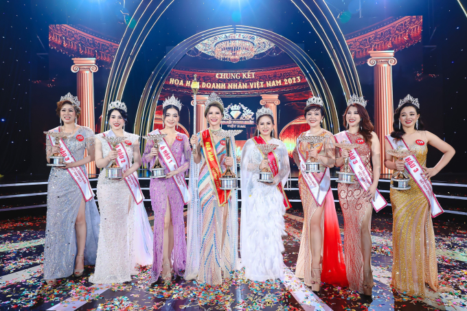 Những gương mặt xuất sắc nhất cuộc thi Hoa hậu Doanh nhân Việt Nam 2023.