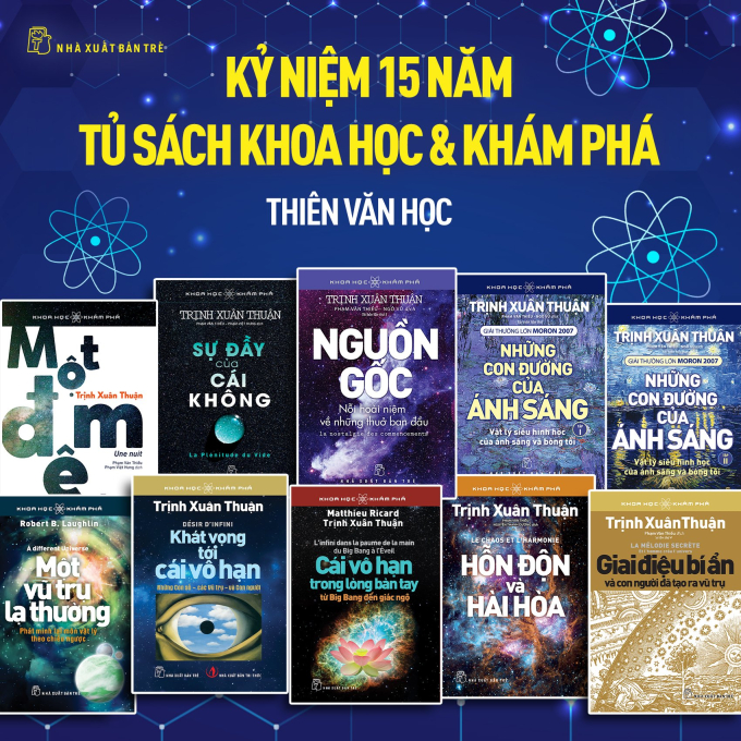 NXB Trẻ kỷ niệm 15 năm tủ sách “Khoa học & Khám phá”