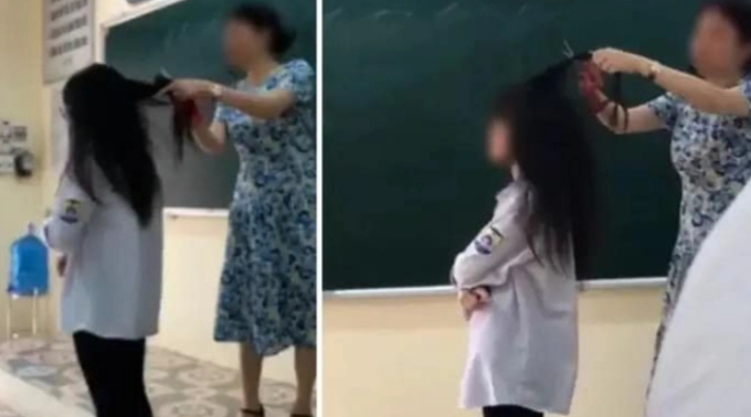 Vụ nữ sinh bị cô giáo cắt tóc giữa lớp: Gia đình có phản ứng gây bất ngờ