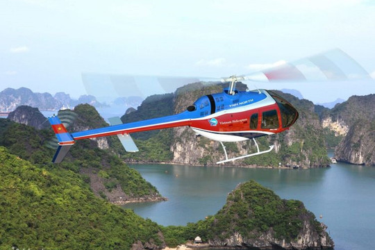 Dịch vụ du lịch trực thăng ngắm vịnh Hạ Long giá bao nhiêu?