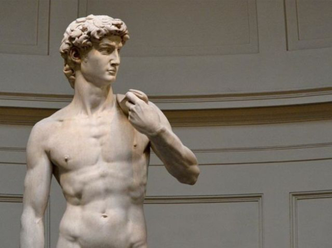 Tượng David được mệnh danh là bức tượng khỏa thân đẹp nhất thế giới
