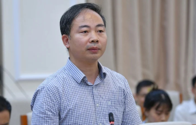   Ông Nguyễn Ngọc Hà, Phó Cục trưởng Cục Quản lý chất lượng Bộ GD&ĐT, Trưởng ban đề thi tốt nghiệp THPT 2023.  