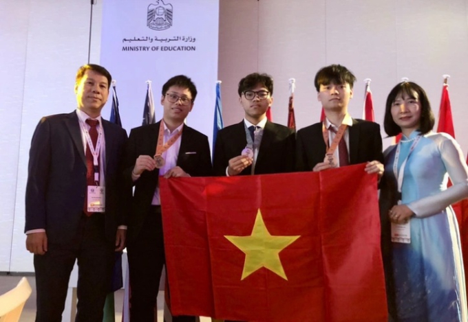   Đội tuyển Việt Nam tham dự Olympic sinh học quốc tế năm 2023 - Ảnh: Bộ Giáo dục và Đào tạo  