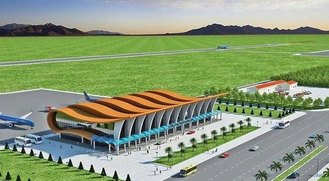   Phối cảnh sân bay Phan Thiết (Ảnh: Sở GTVT Bình Thuận).  