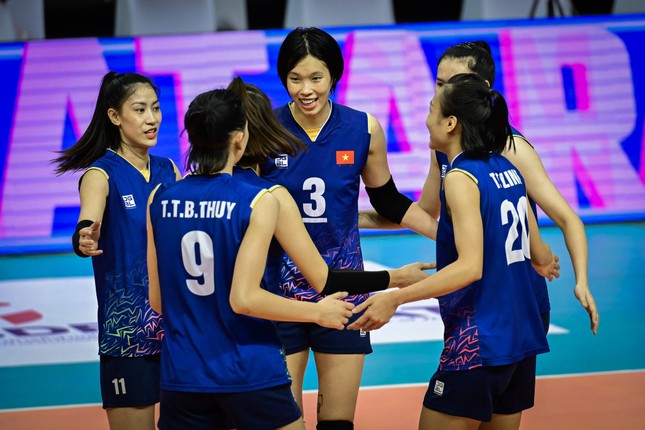   Tuyển bóng chuyền nữ Việt Nam lọt vào top 40 thế giới. Ảnh: AVC  