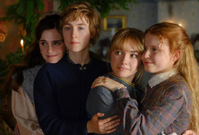 Bốn cô con gái nhà March (từ trái qua): Meg, Jo, Amy và Beth - Ảnh: COLUMBIA
