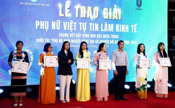 Lễ trao giải chung kết Cuộc thi Phụ nữ khởi nghiệp cấp Vùng khu vực miền Trung năm 2024