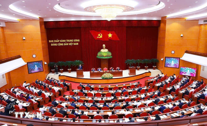   Hội nghị Ban Chấp hành Trung ương Đảng khóa XIII, ngày 25/11/2024. (Ảnh: Dương Giang/TTXVN).  