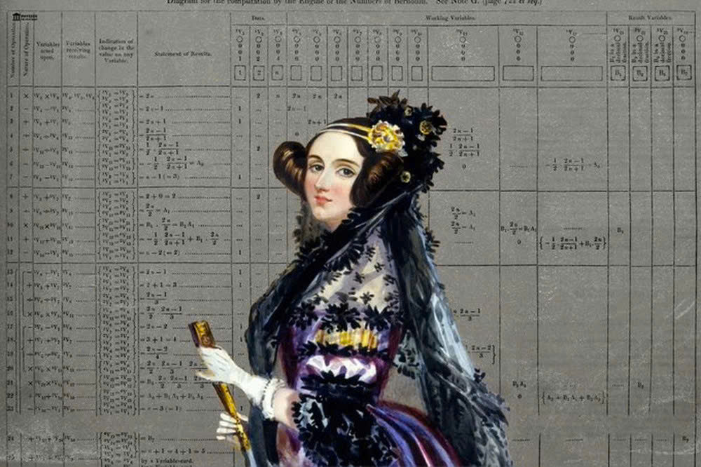 Ada Lovelace được tôn vinh là người tiên phong cho phái nữ trong các lĩnh vực STEM (Khoa học, Công nghệ, Kỹ thuật và Toán học).(Ảnh: PhysInHistory).