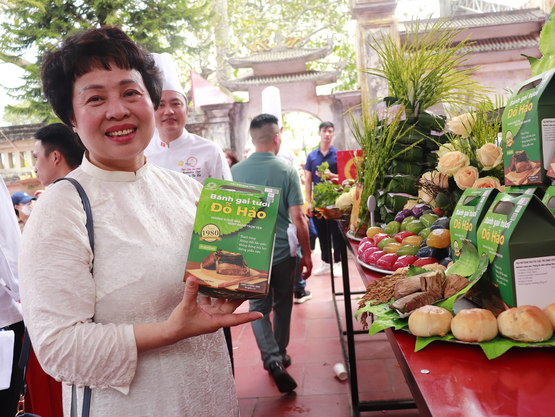 Nghệ nhân Lê Thị Thiết, UVBTV Hiệp hội Văn hóa ẩm thực Việt Nam.