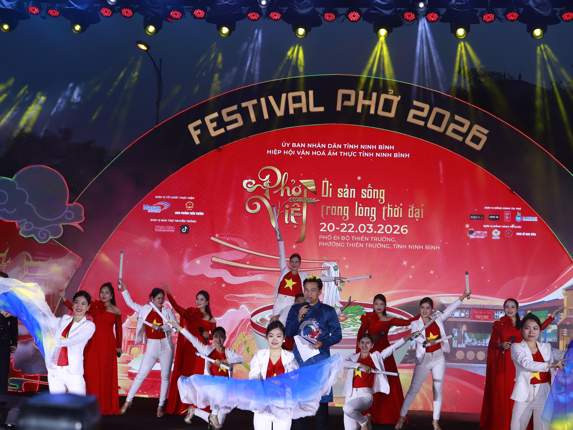 Các tiết mục văn nghệ chào mừng khai mạc Festival Phở 2026.