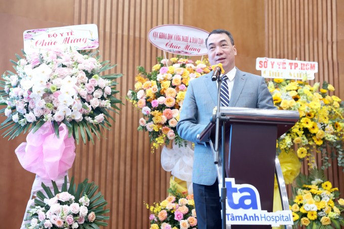 TS Nguyễn Ngô Quang phát biểu tại buổi lễ. Ảnh: Diệu Minh