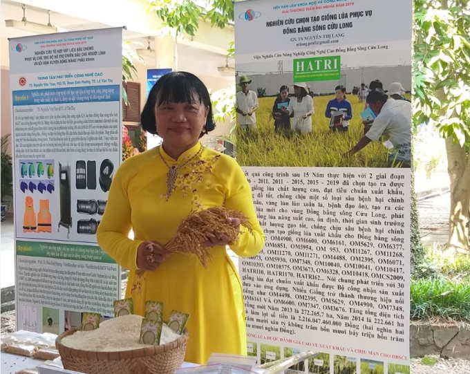 GS.TS Nguyễn Thị Lang, nhà khoa học đặc biệt yêu thích việc tạo giống lúa