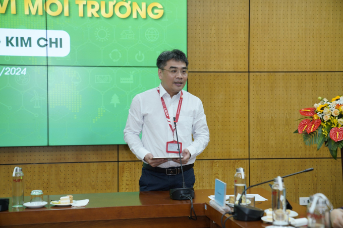 PGS.TS Huỳnh Đăng Chính, Phó Giám đốc ĐHBK HN phát biểu