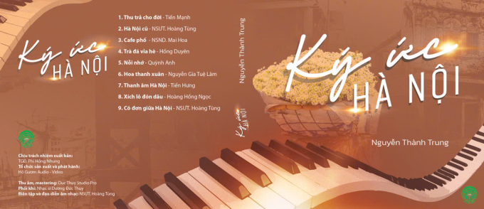 Nhạc sĩ Nguyễn Thành Trung gửi gắm tình yêu Hà Nội qua album”Ký ức Hà Nội”