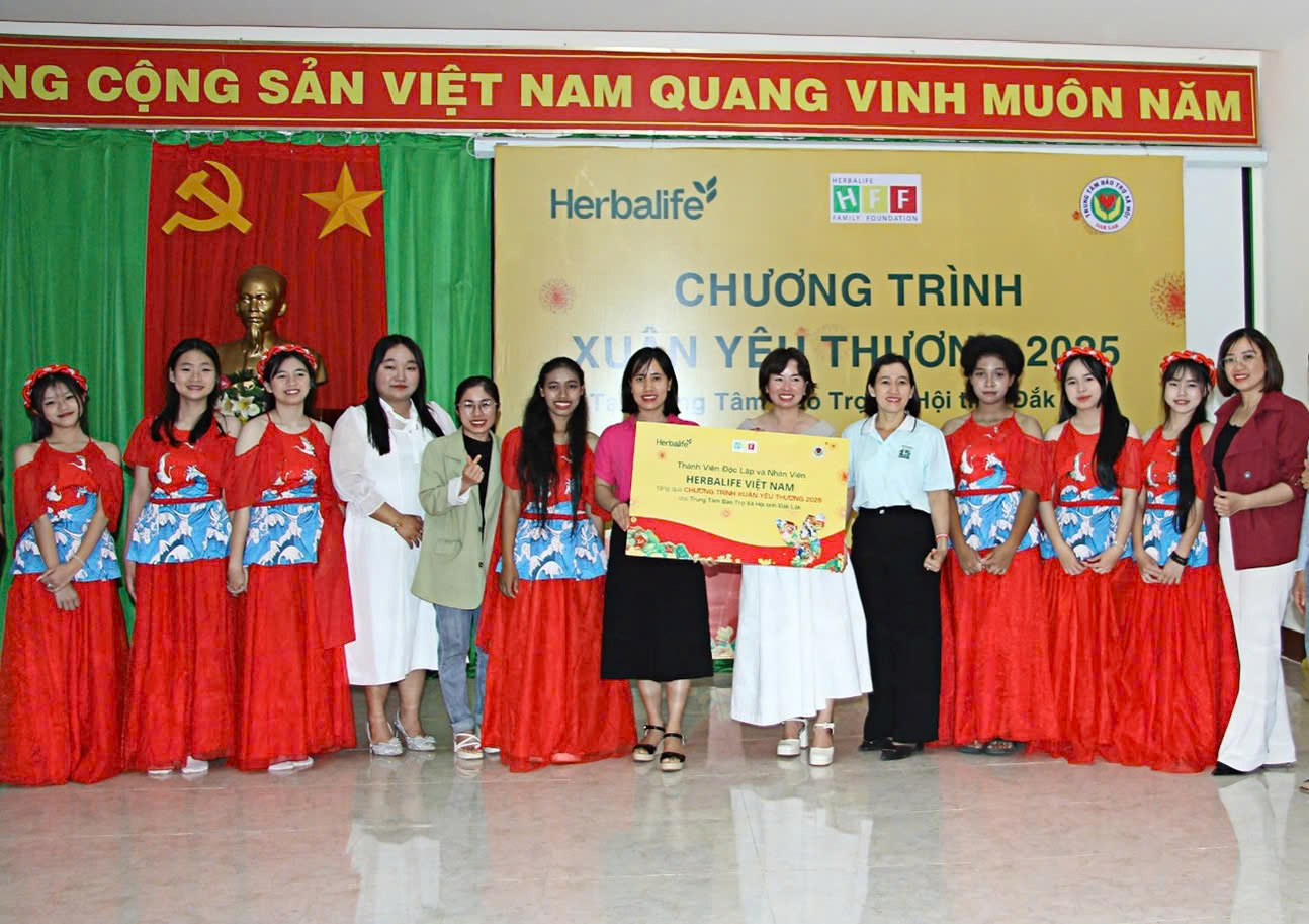 Herbalife Việt Nam tổ chức chương trình thường niên “Xuân Yêu Thương” cho trẻ em và người cao tuổi có hoàn cảnh khó khăn 