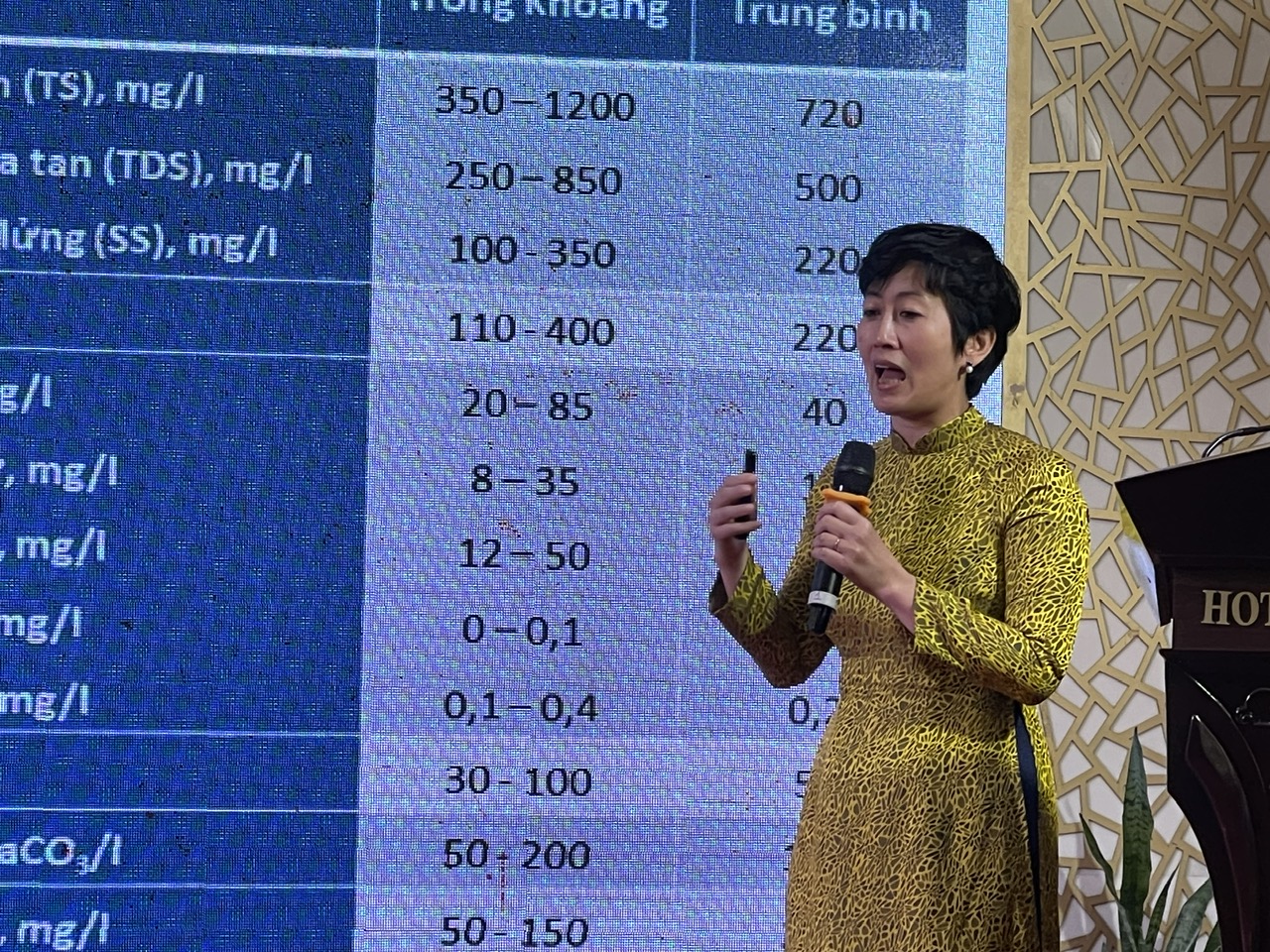 PGS.TS Nguyễn Thị Minh Tân trình bày báo cáo