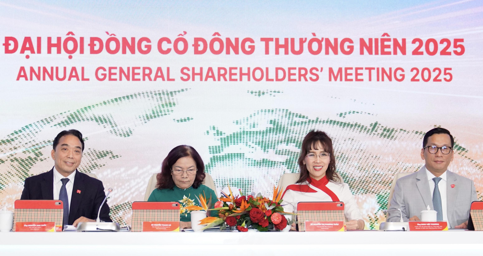  Đại hội cổ đông thường niên Vietjet đặt mục tiêu tiếp tục phát triển dịch vụ trong nước và đầu tư đội tàu bay cho phát triển dài hạn.