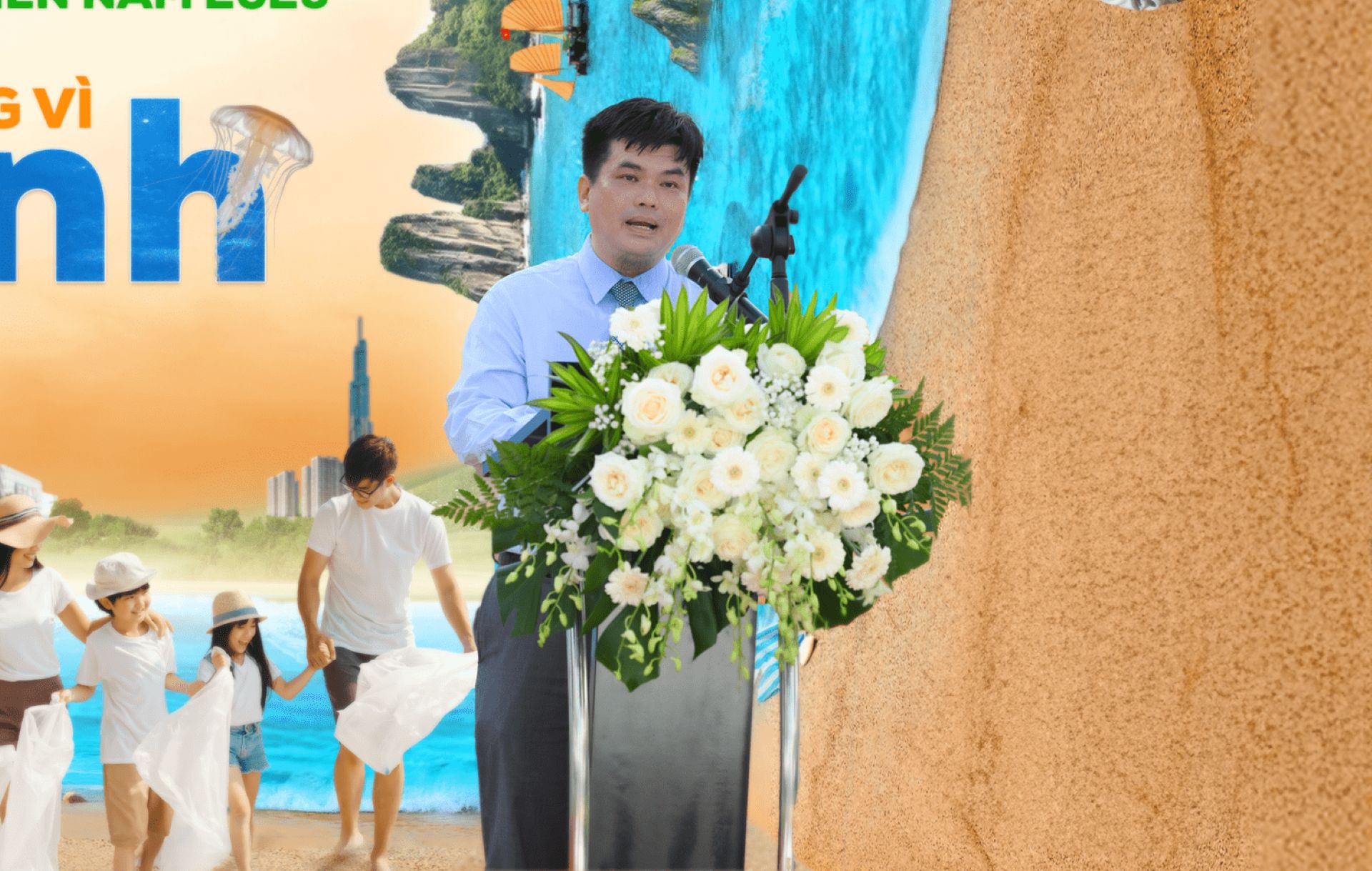Ông Lê Đại Dương - Phó Chủ tịch UBND thành phố Nha Trang - đề cao ý nghĩa và tính thiết thực của chiến dịch 