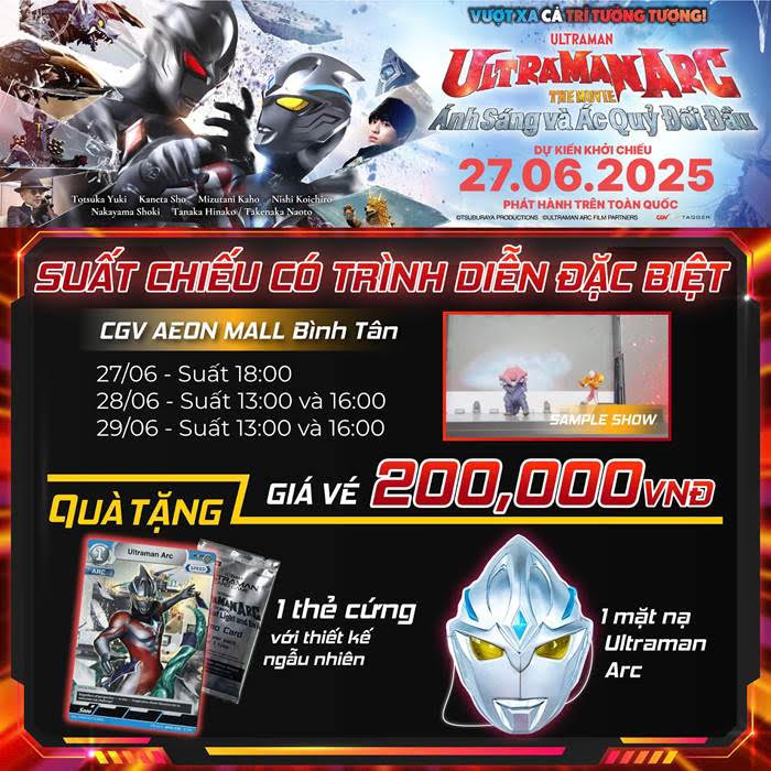 Lý do chớ bỏ lỡ siêu phẩm điện ảnh ULTRAMAN ARC, có ưu đãi lớn dành cho fan Việt!