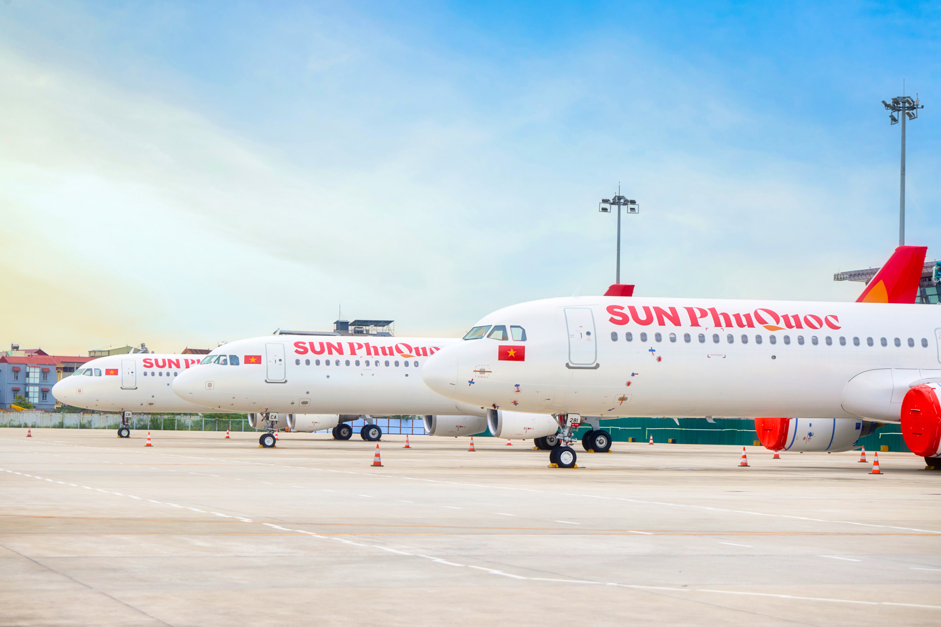 Ngắm dàn 3 tàu bay Airbus A321 hiện đại của Sun PhuQuoc Airways: sẵn sàng cất cánh vào tháng 11