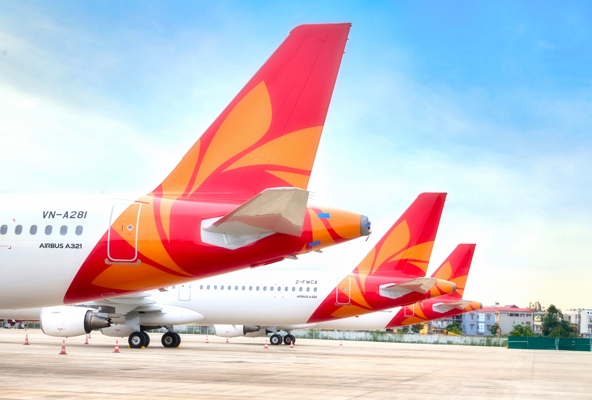 Ngắm dàn 3 tàu bay Airbus A321 hiện đại của Sun PhuQuoc Airways: sẵn sàng cất cánh vào tháng 11