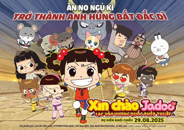 Thương hiệu hoạt hình quốc dân Hàn Quốc “Xin Chào Jadoo”” tái xuất: Màn tái xuất đầy phép màu dịp lễ 2/9
